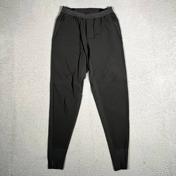 Lululemon Pants Mens XS Gray Surge Hybrid 29" Lightweight Gym Logo Activewear - Picture 1 of 12
